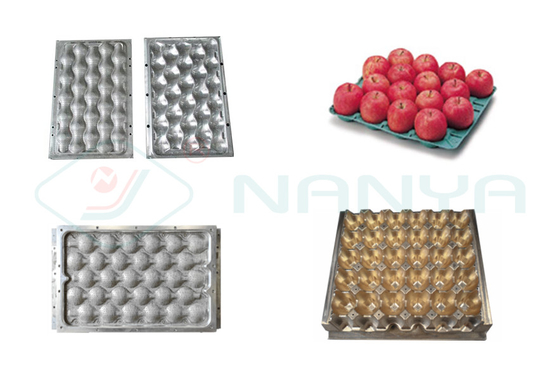 ডিম ট্রে উত্পাদন লাইন 4000Pcs / এইচ জন্য রিসাইকেল পেপার সজ্জা ছাঁচনির্মাণ মেশিন