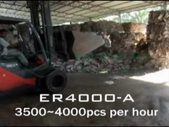 টাচ স্ক্রিন রোটারি টাইপ পল্প ছাঁচনির্মাণ উত্পাদন লাইন ডিম ট্রে গঠন